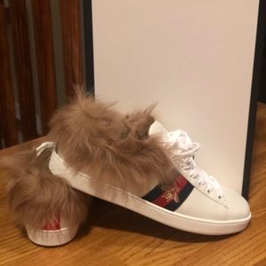 Gucci Sneakers w/ Fur